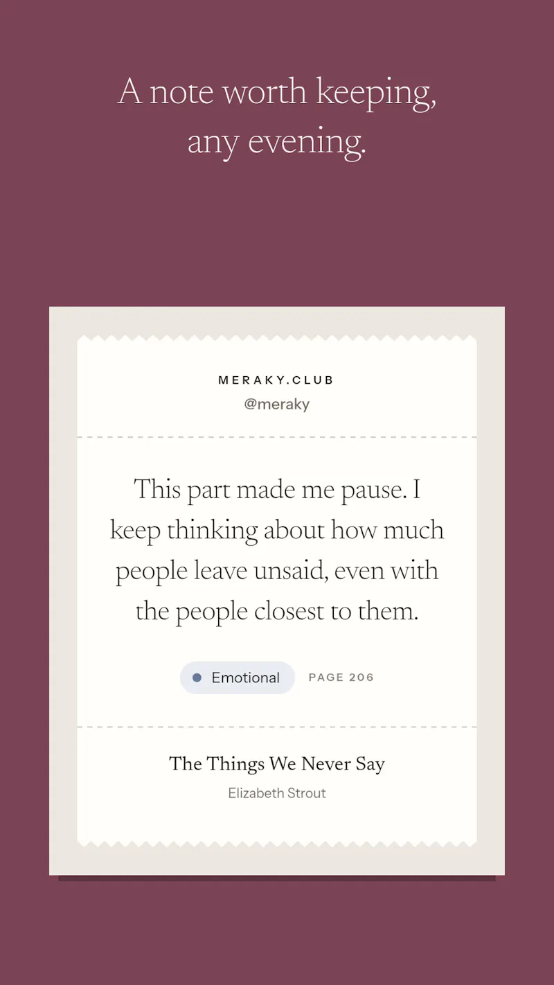 Meraky: Reading Journal screenshot 6
