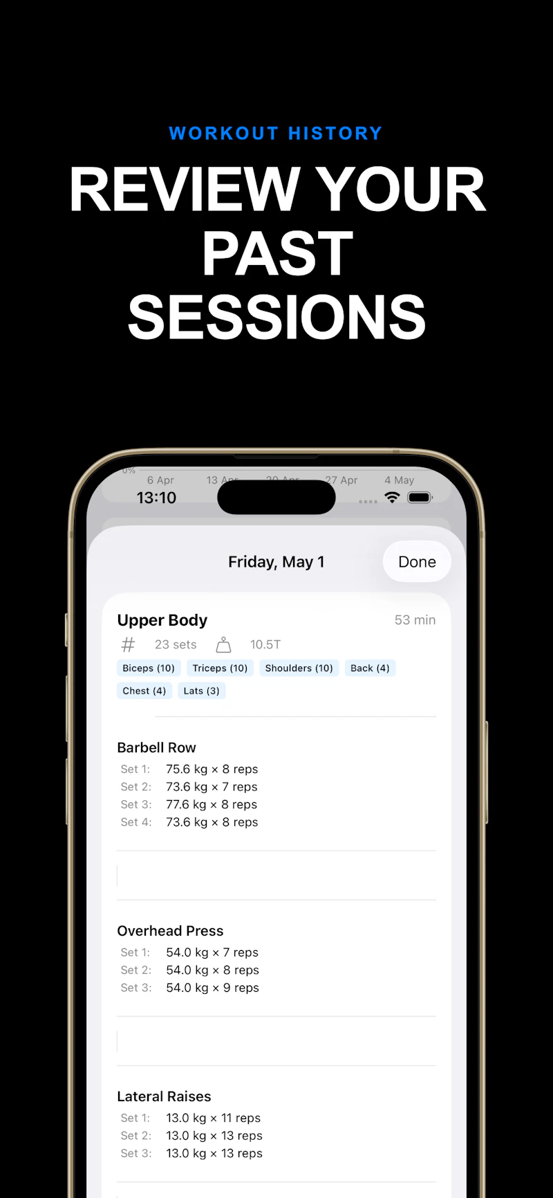 LiftWise - Gym Tracker screenshot 4