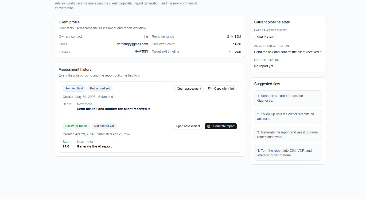 AIVI - M&A Exit Readiness screenshot 3