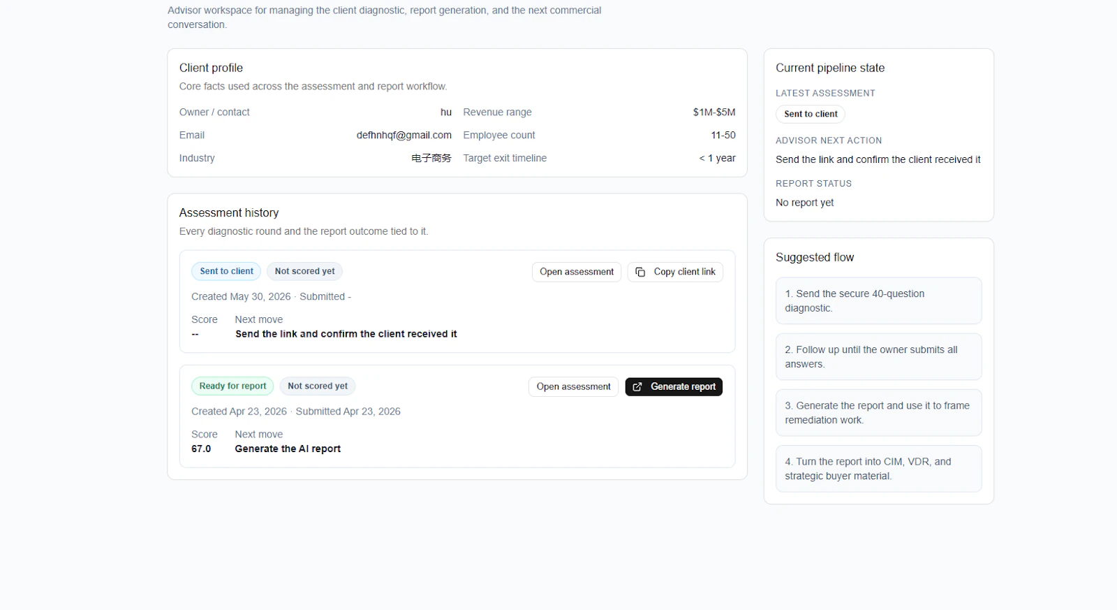 AIVI - M&A Exit Readiness screenshot 3