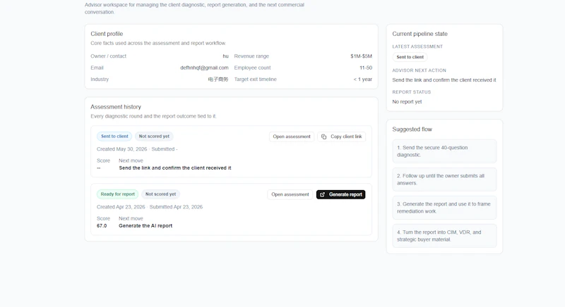 AIVI - M&A Exit Readiness screenshot 3