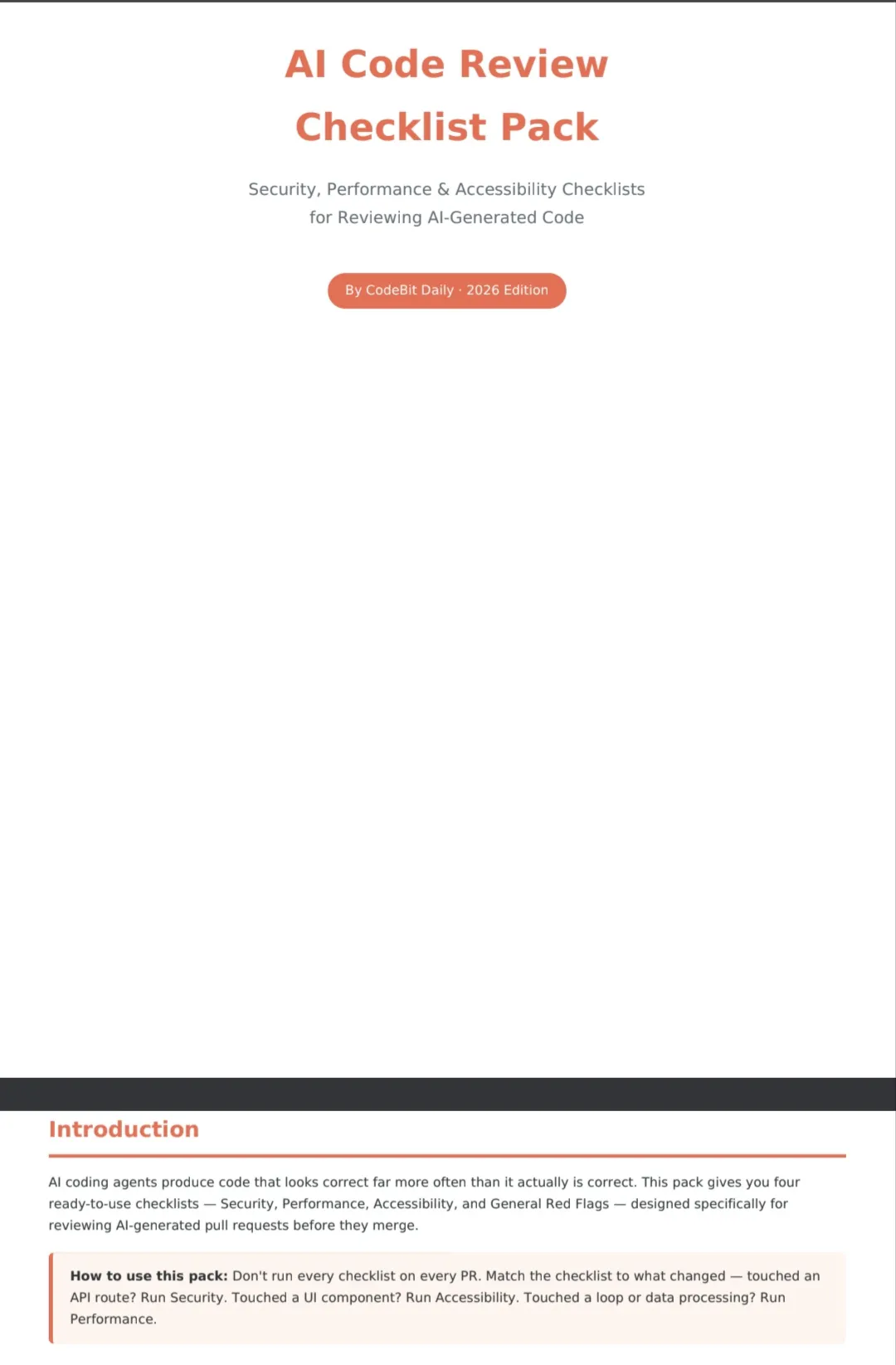 AI Code Review Checklists gallery image