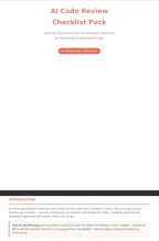 AI Code Review Checklists gallery image