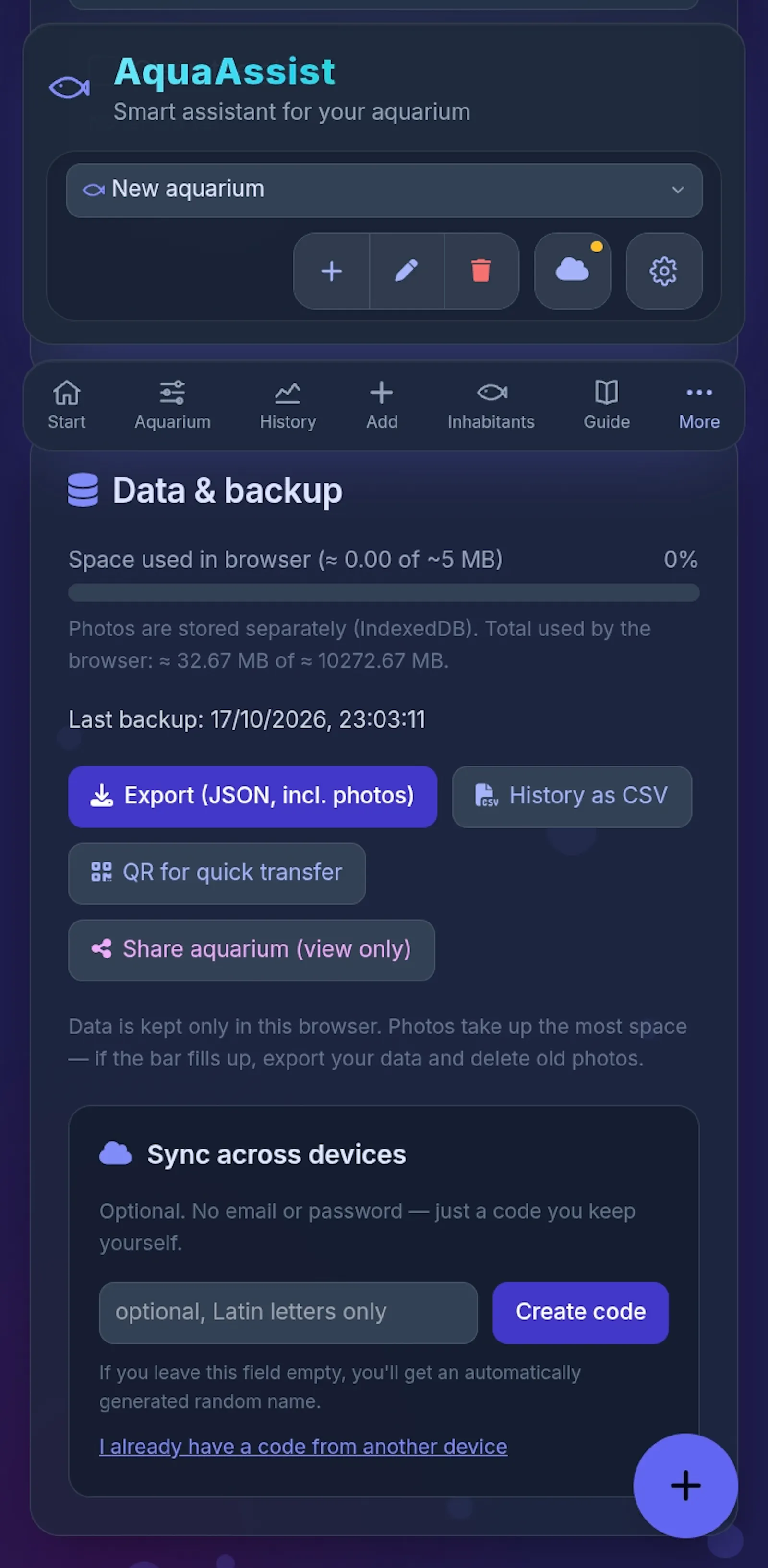 AquaAssist screenshot 5