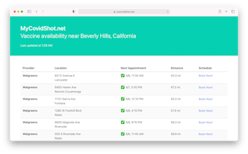 MyCovidShot gallery image