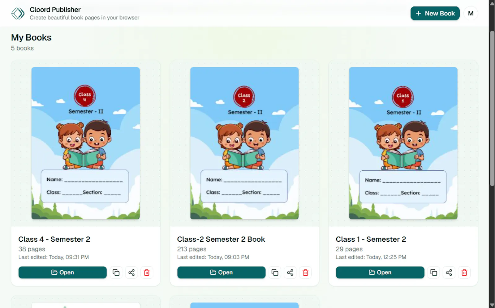Cloord Publisher screenshot 2