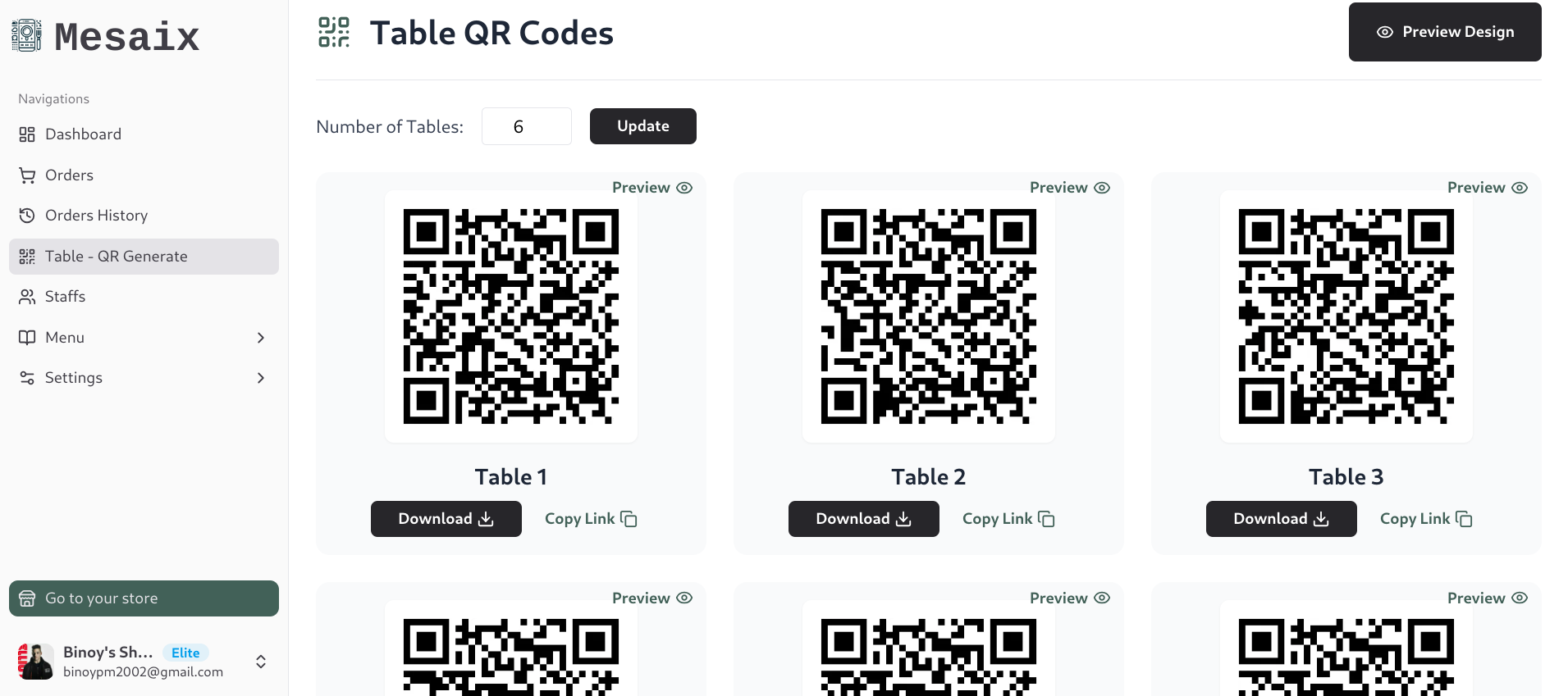 Mesaix - Table based food ordering solution for restaurants media 3