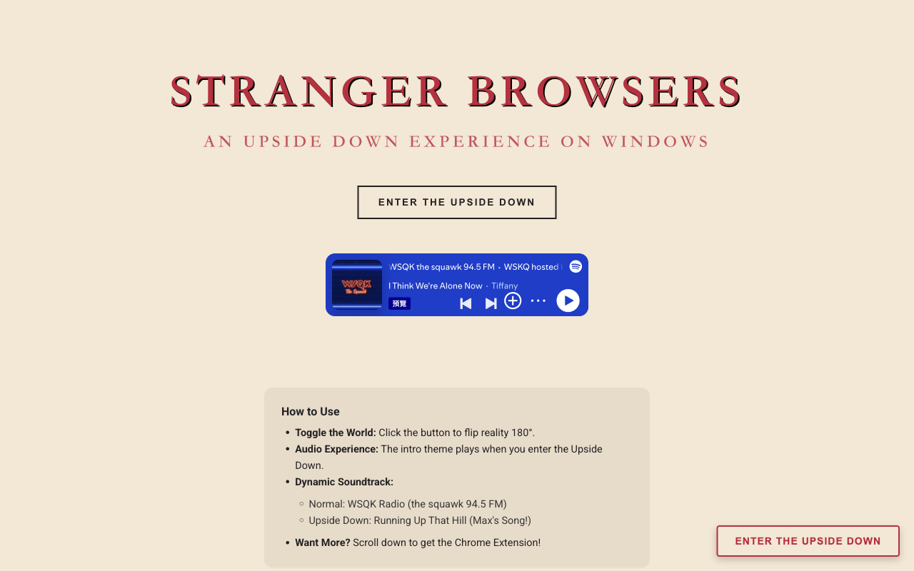 Stranger Browsers - Screenshot 2 showing product features and functionality