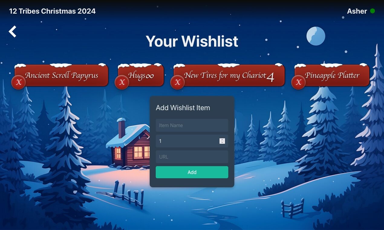 Aplicación de lista de deseos de Navidad media 3