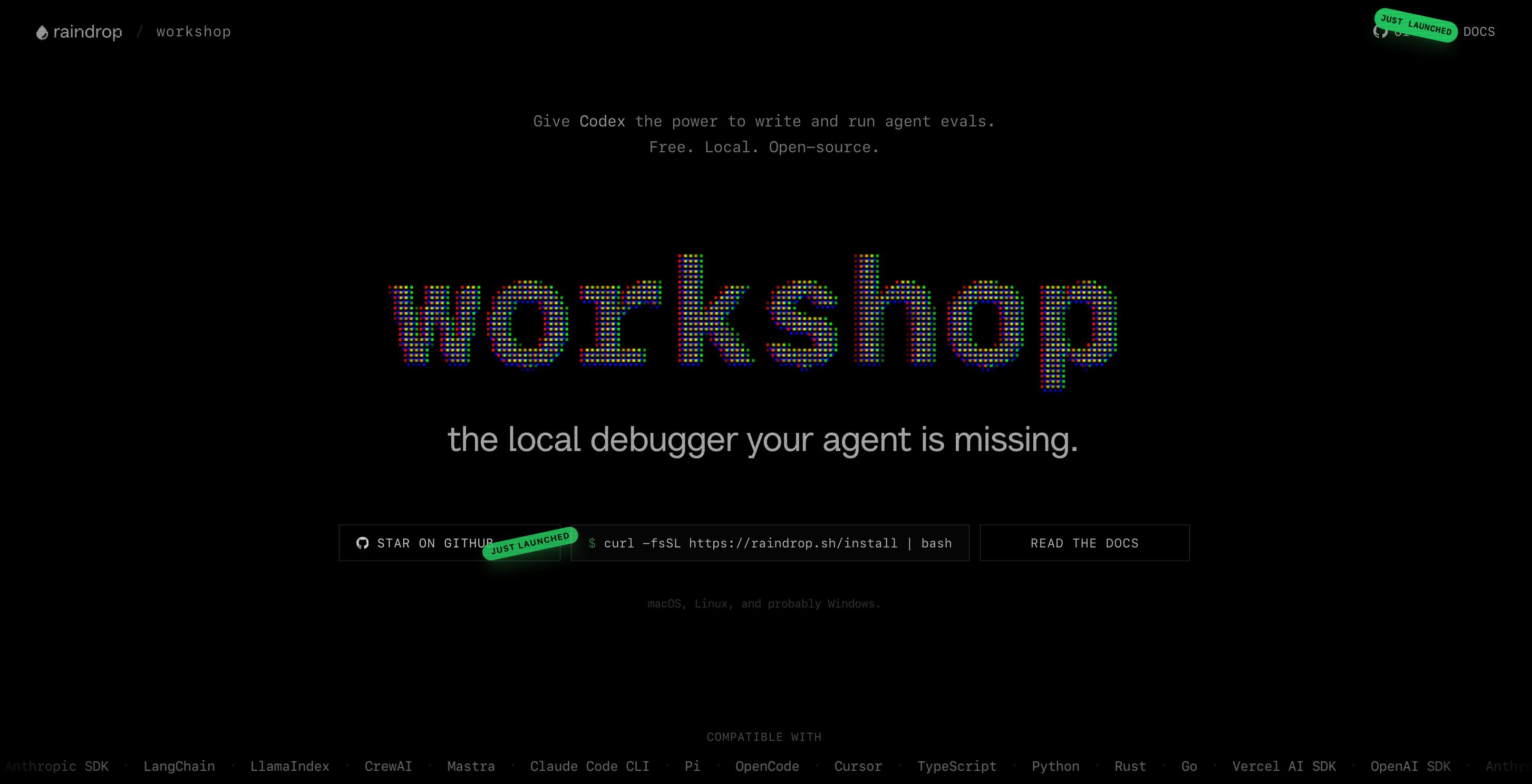 Raindrop Workshop screenshot 1