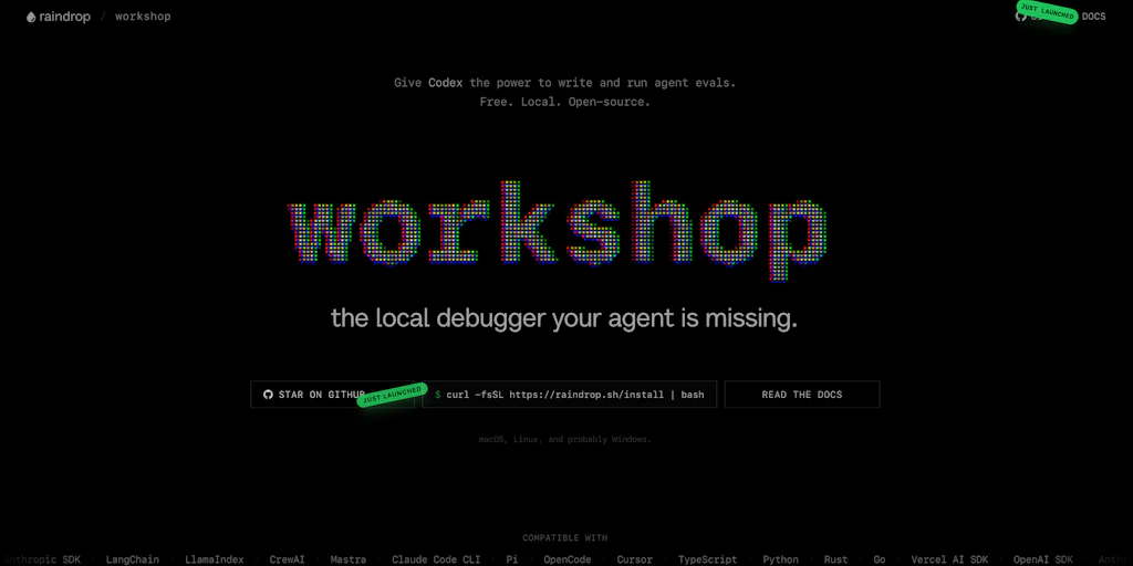 Raindrop Workshop