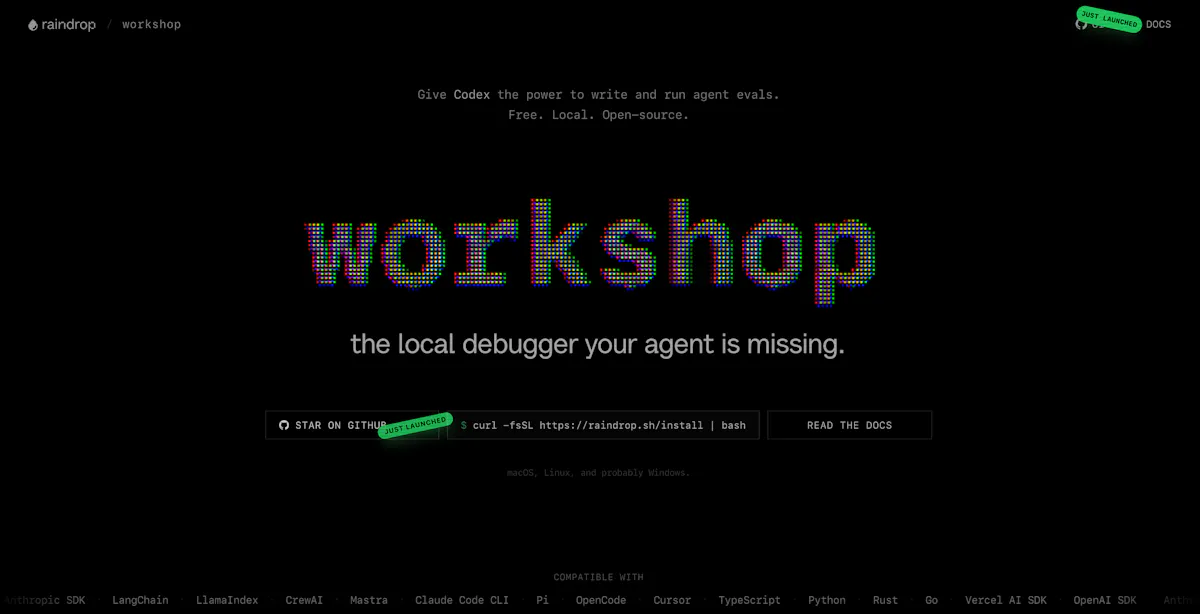 Raindrop Workshop