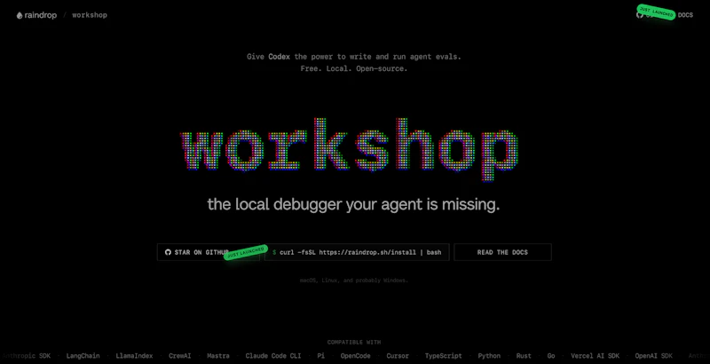 Raindrop Workshop screenshot 1