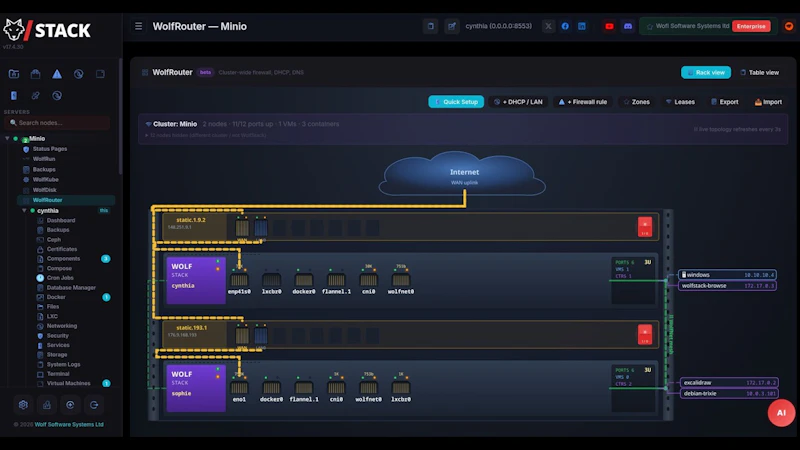 WolfStack screenshot 1 (video preview)