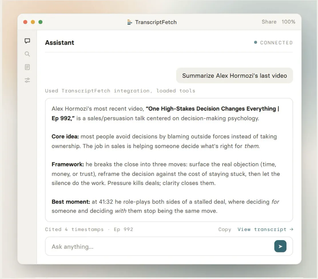 TranscriptFetch gallery image