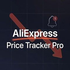 AliExpress Price Tracker Pro - Product Hunt launch logo and brand identity
