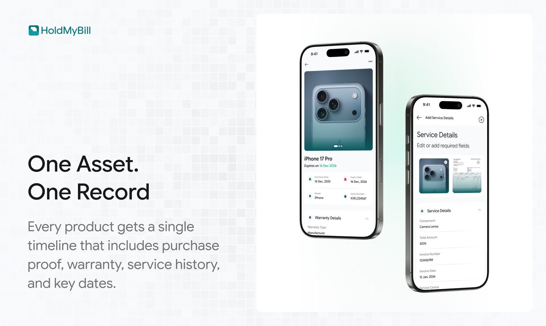 HoldMyBill - Organize ownership gallery image