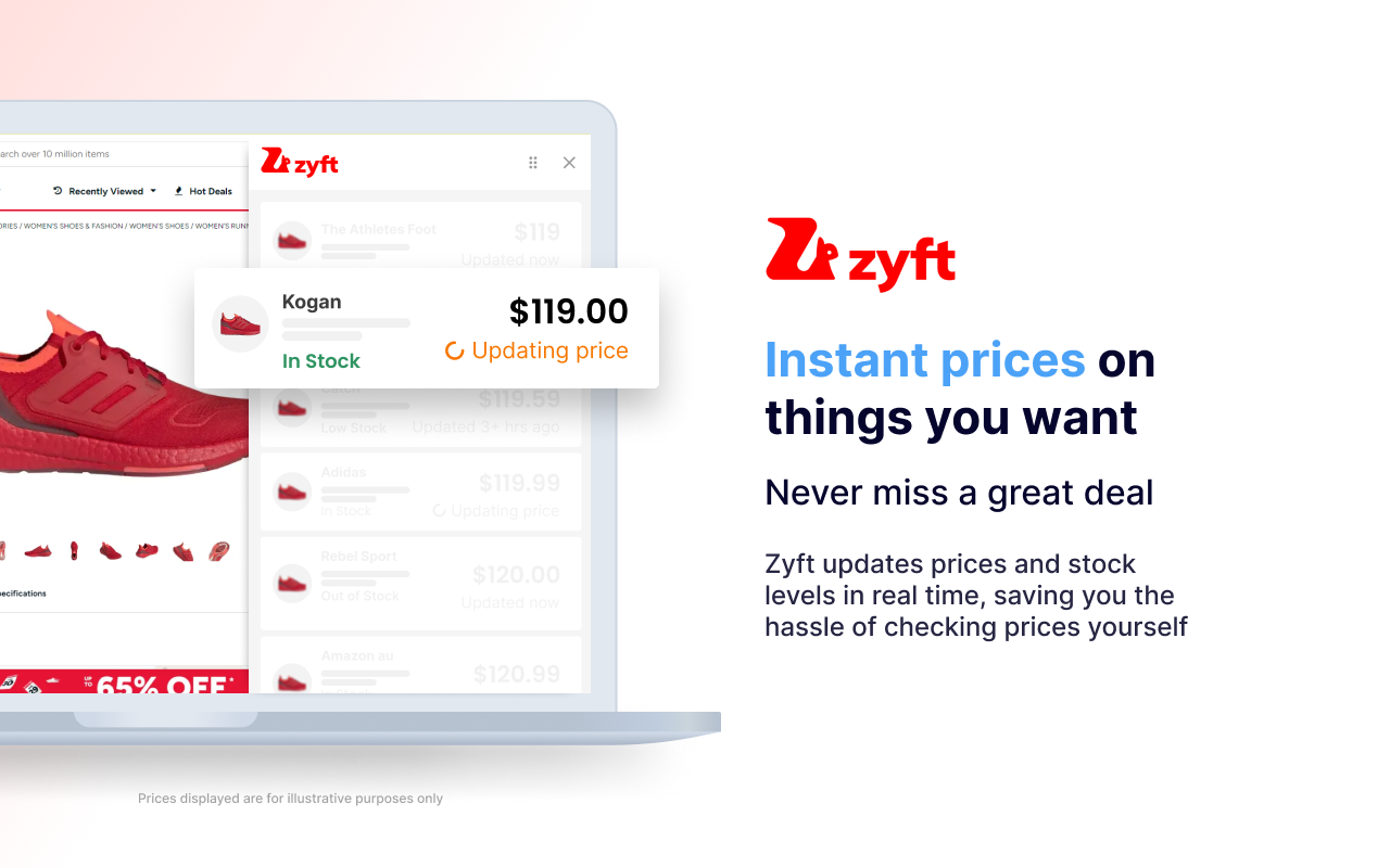 startuptile Zyft-compare prices instantly when you shop online