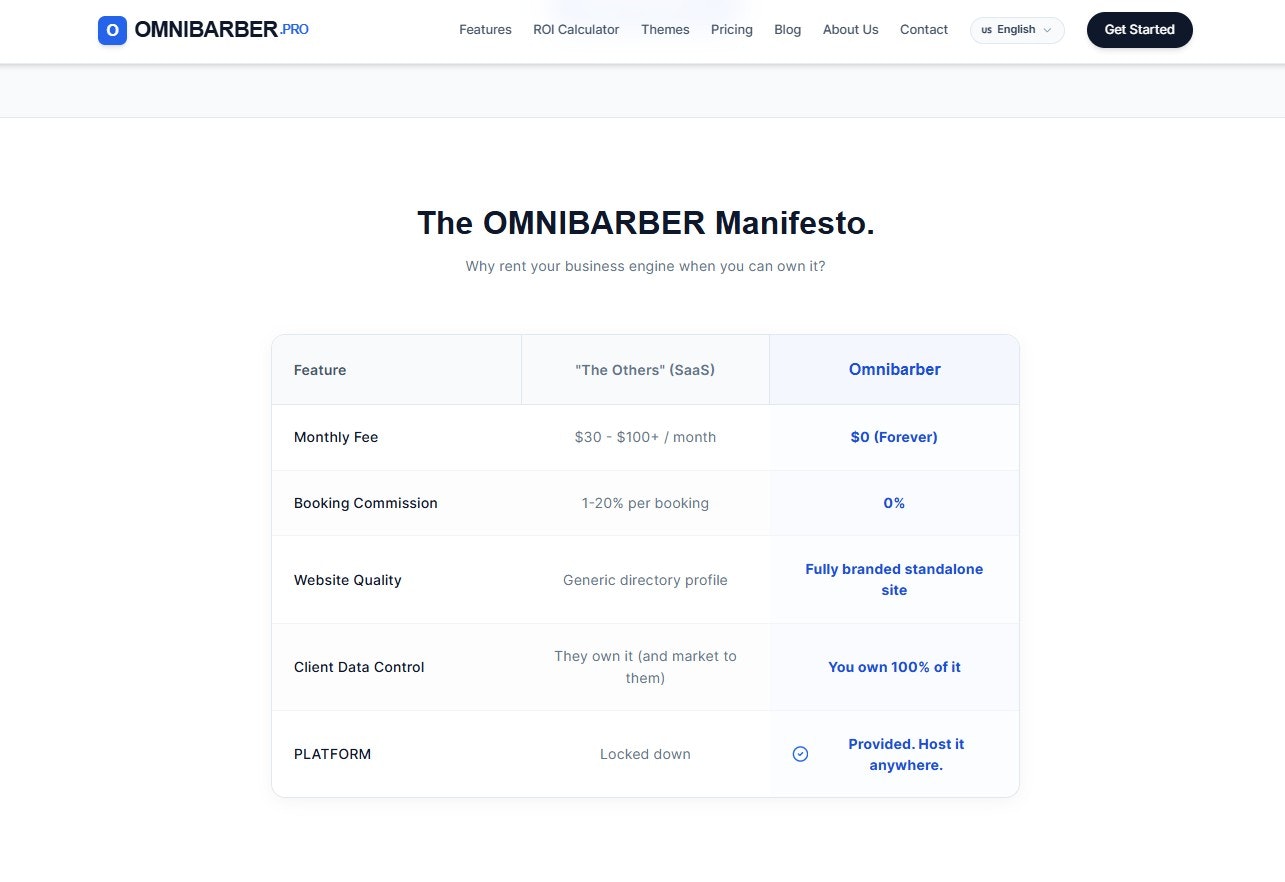 OMNIBARBER The Booking System you need gallery image