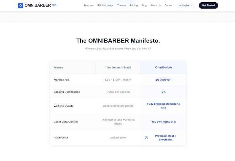 OMNIBARBER The Booking System you need screenshot 9