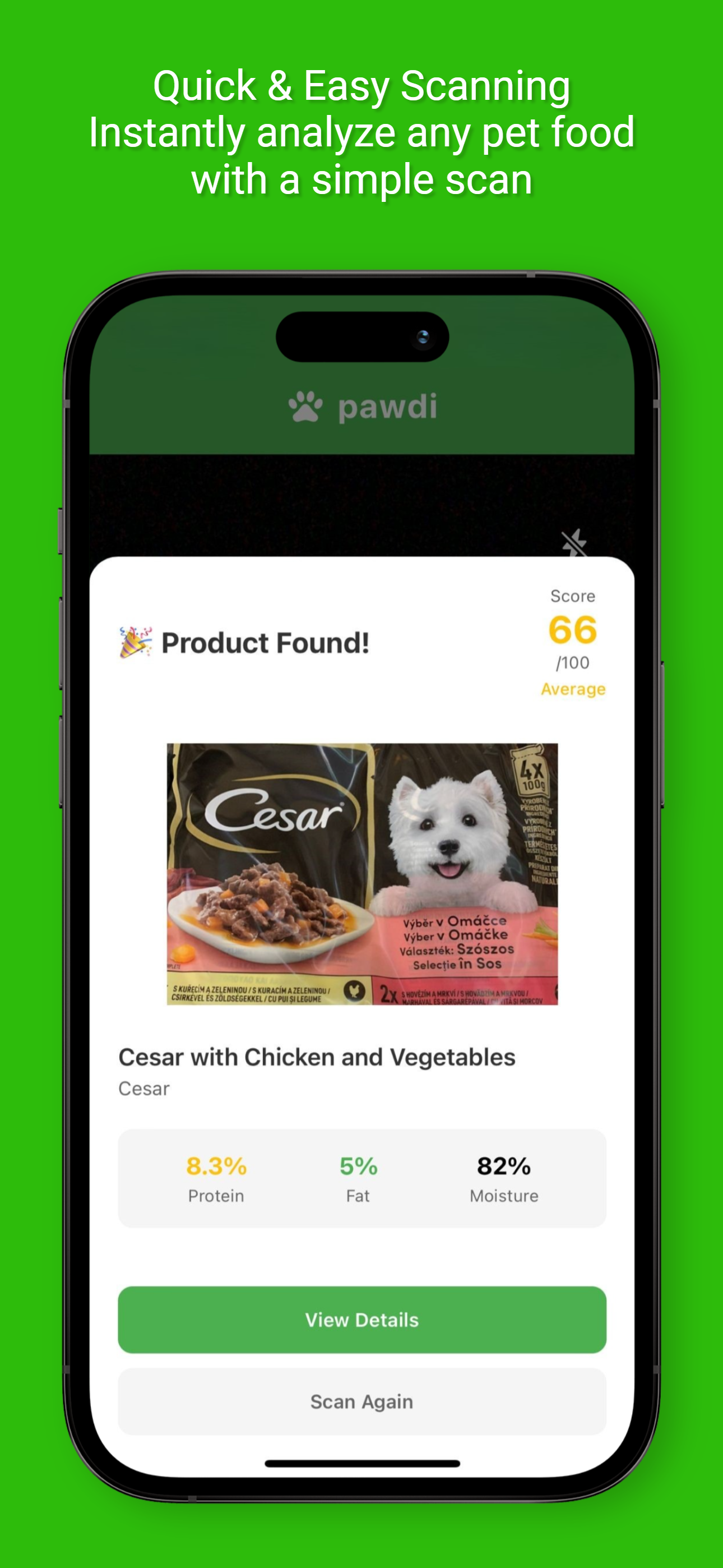 Média Paody - Le scanner de nourriture pour animaux 3