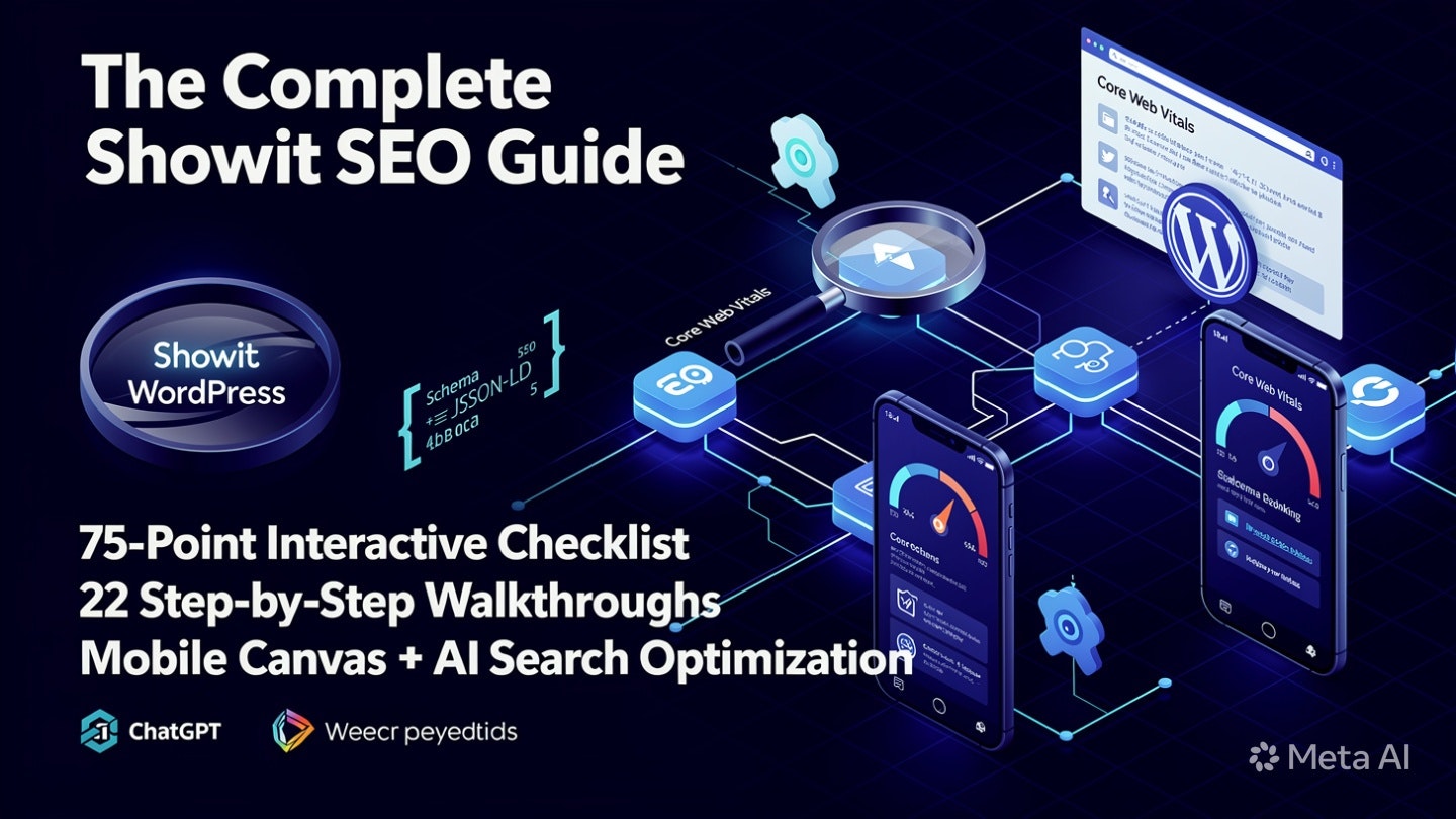 Showit SEO Guide — 75-Point Checklist gallery image