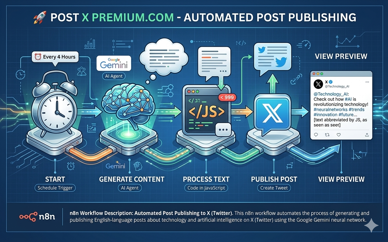 Automated Post Publishing to X (Twitter) gallery image
