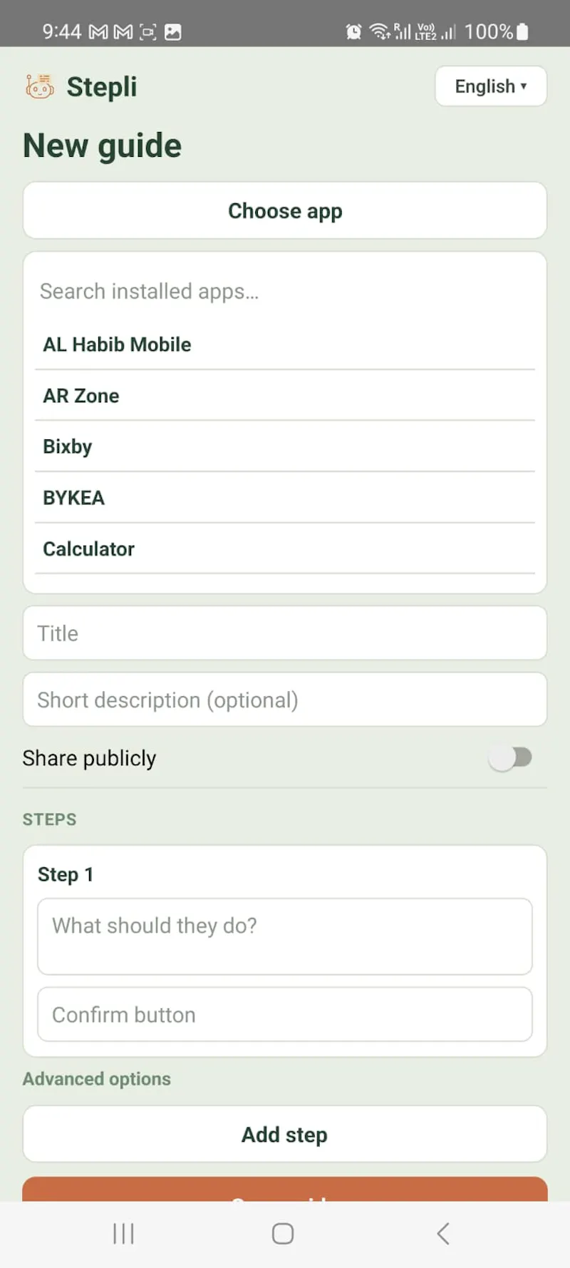 Stepli screenshot 4