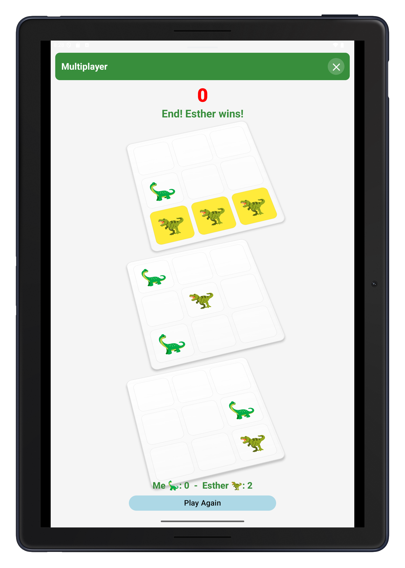 Dino 3d TicTacToe Android App gallery image