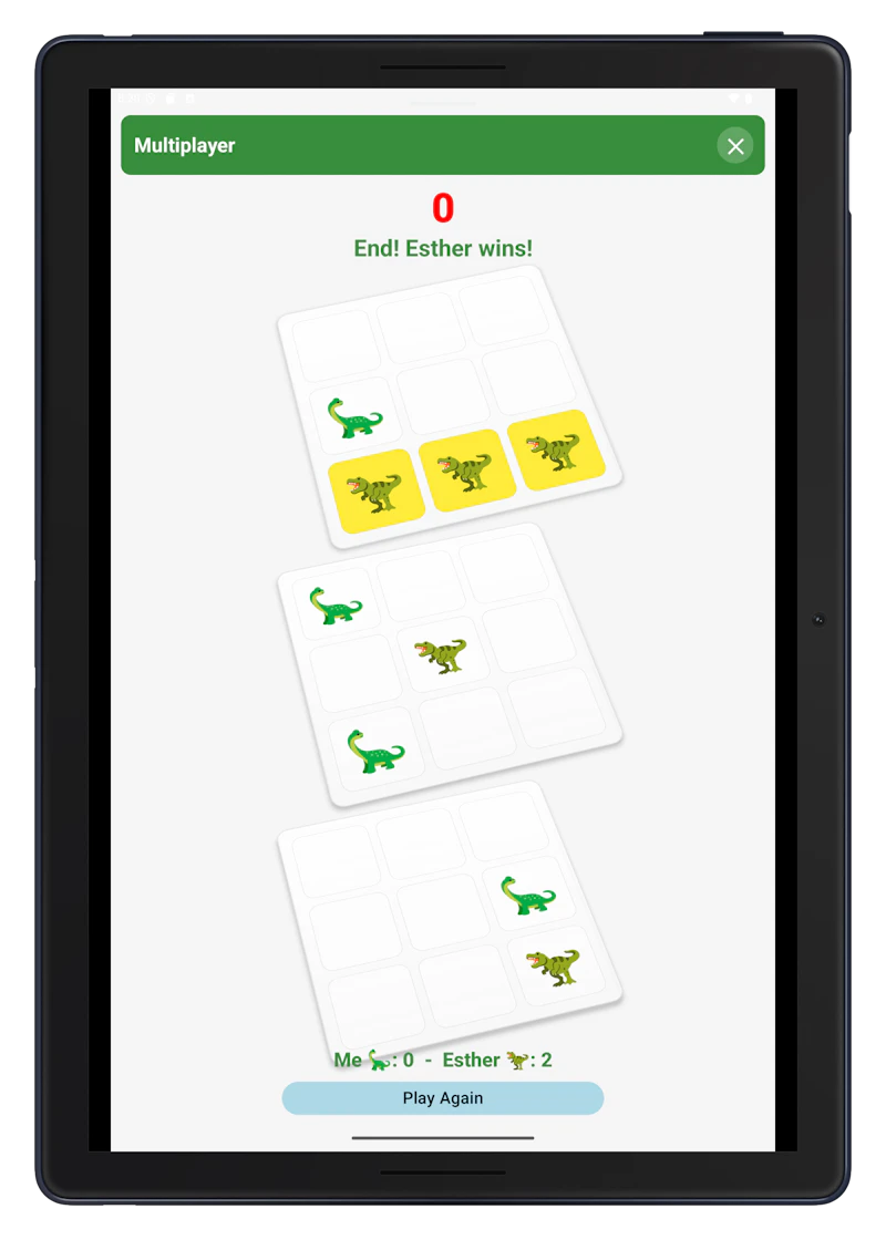 Dino 3d TicTacToe Android App screenshot 3