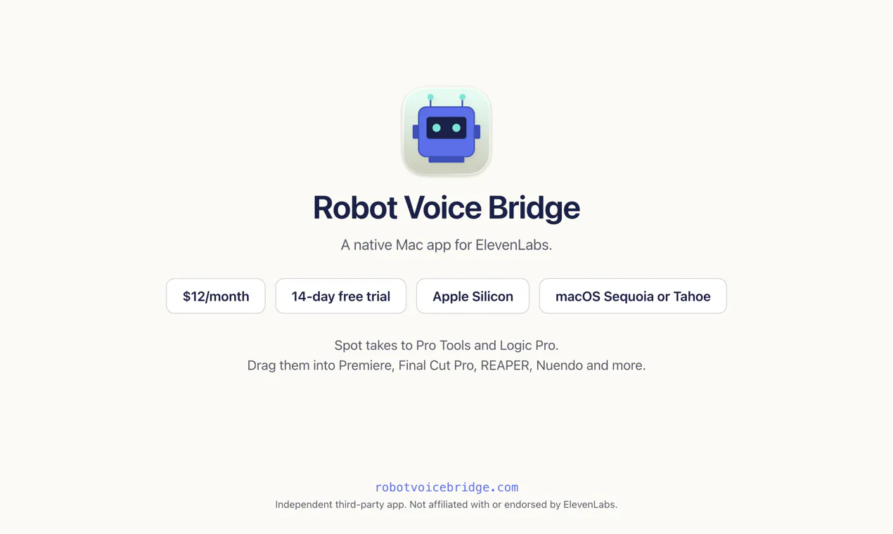 Robot Voice Bridge gallery image
