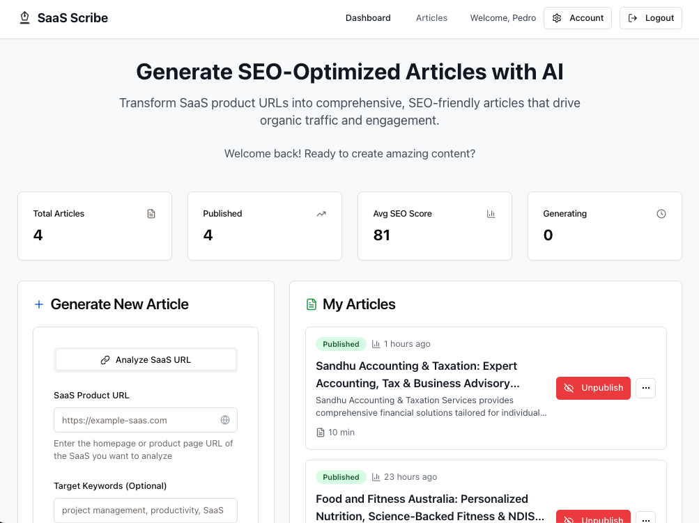 SAAS Scribe media 1