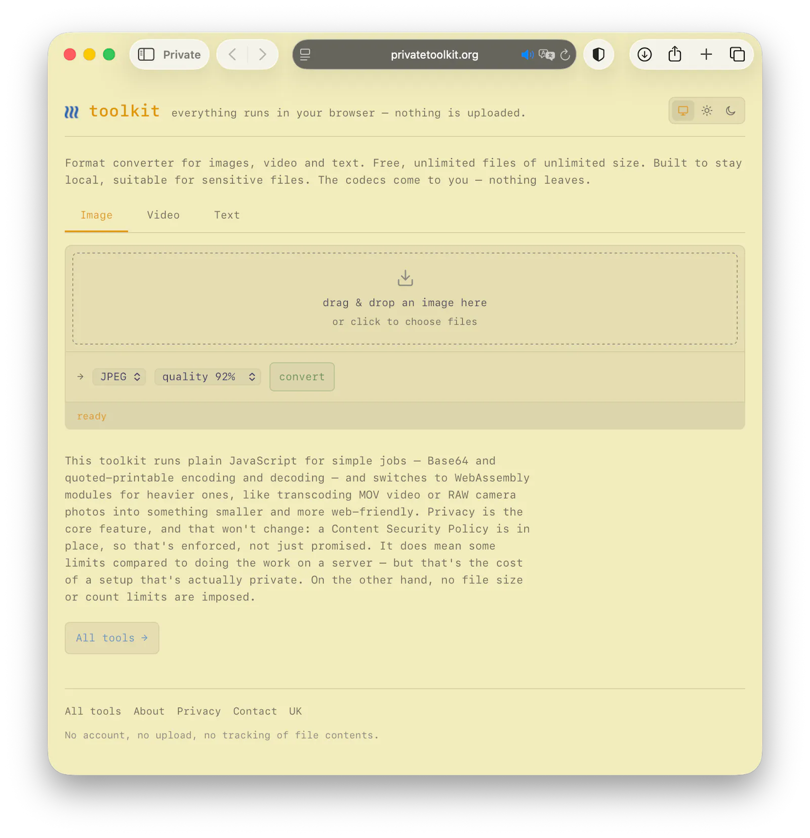 private toolkit  screenshot 1