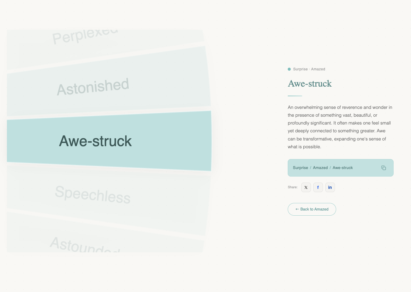 Feeling HQ - Screenshot 2 showing product features and functionality