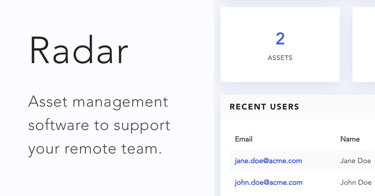 Radar for Remote Asset Management gallery image