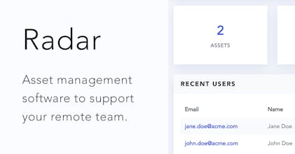 Radar for Remote Asset Management gallery image