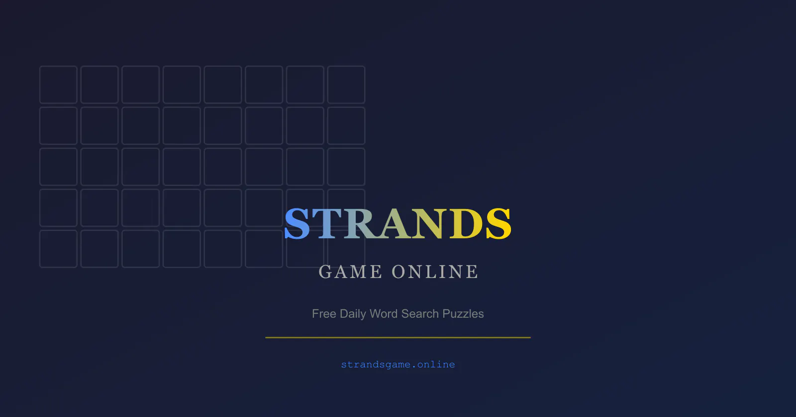 Strands Game Online screenshot 1