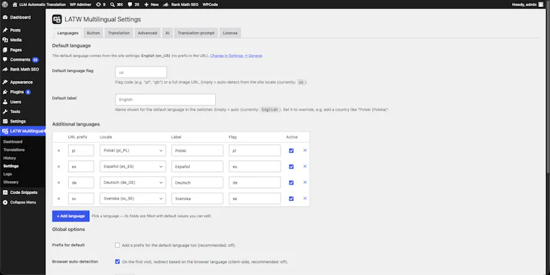 LATW Multilingual screenshot 6