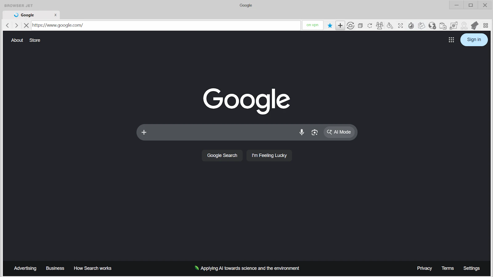 BrowserJet screenshot 1