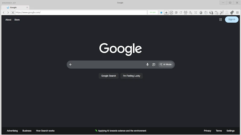 BrowserJet screenshot 1