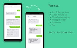 Text-message bot for sharing to-do lists media 2