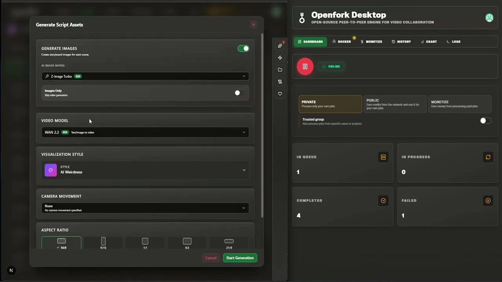OpenFork.video screenshot 1 (video preview)