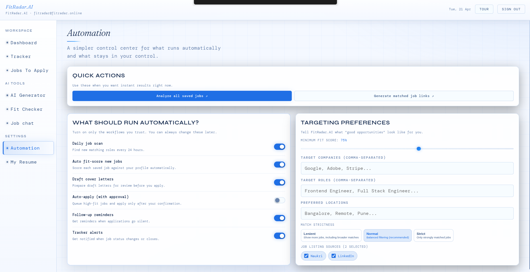 FitRadar gallery image