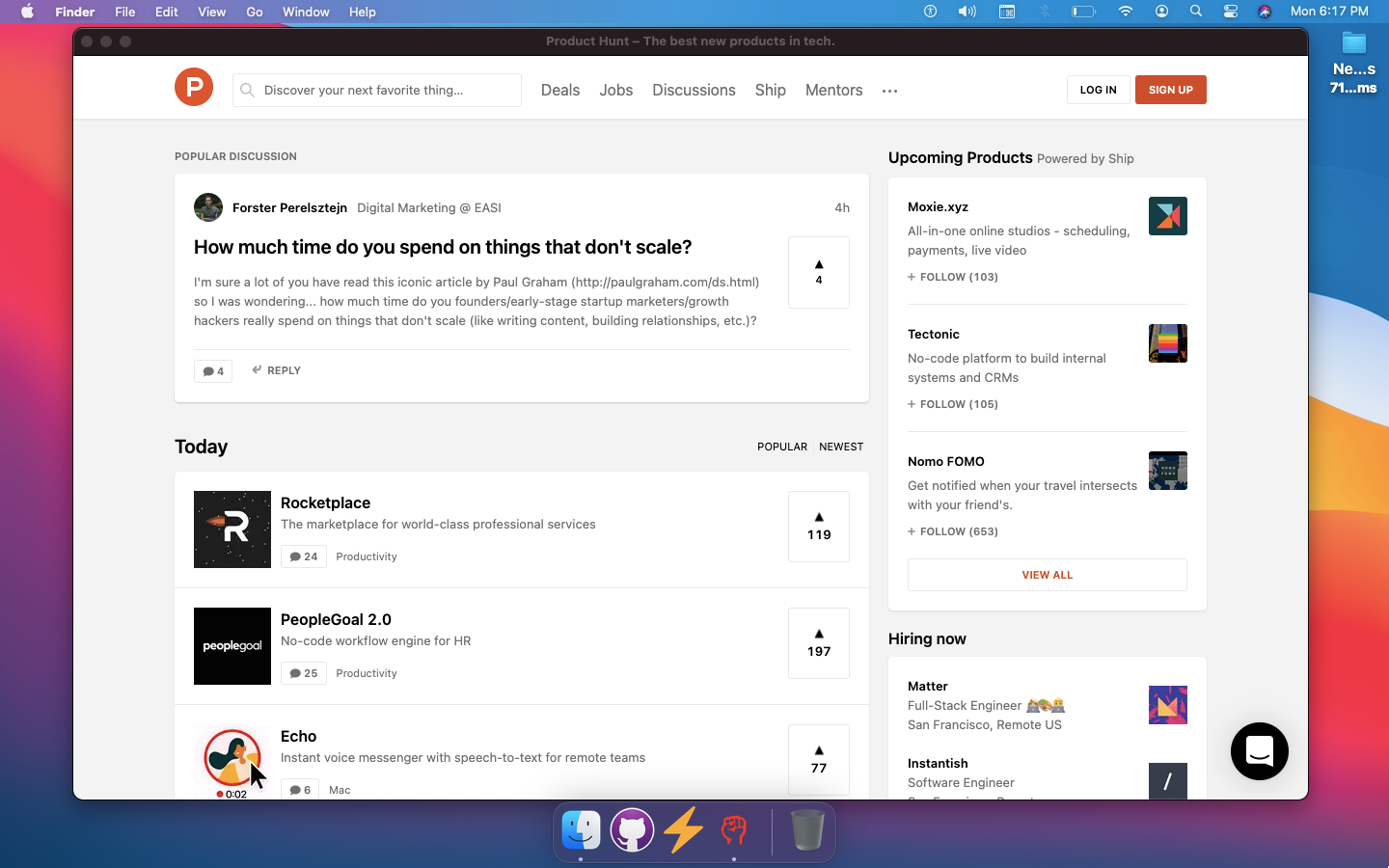 Hunnt - for the ❤️ of ProductHunt gallery image