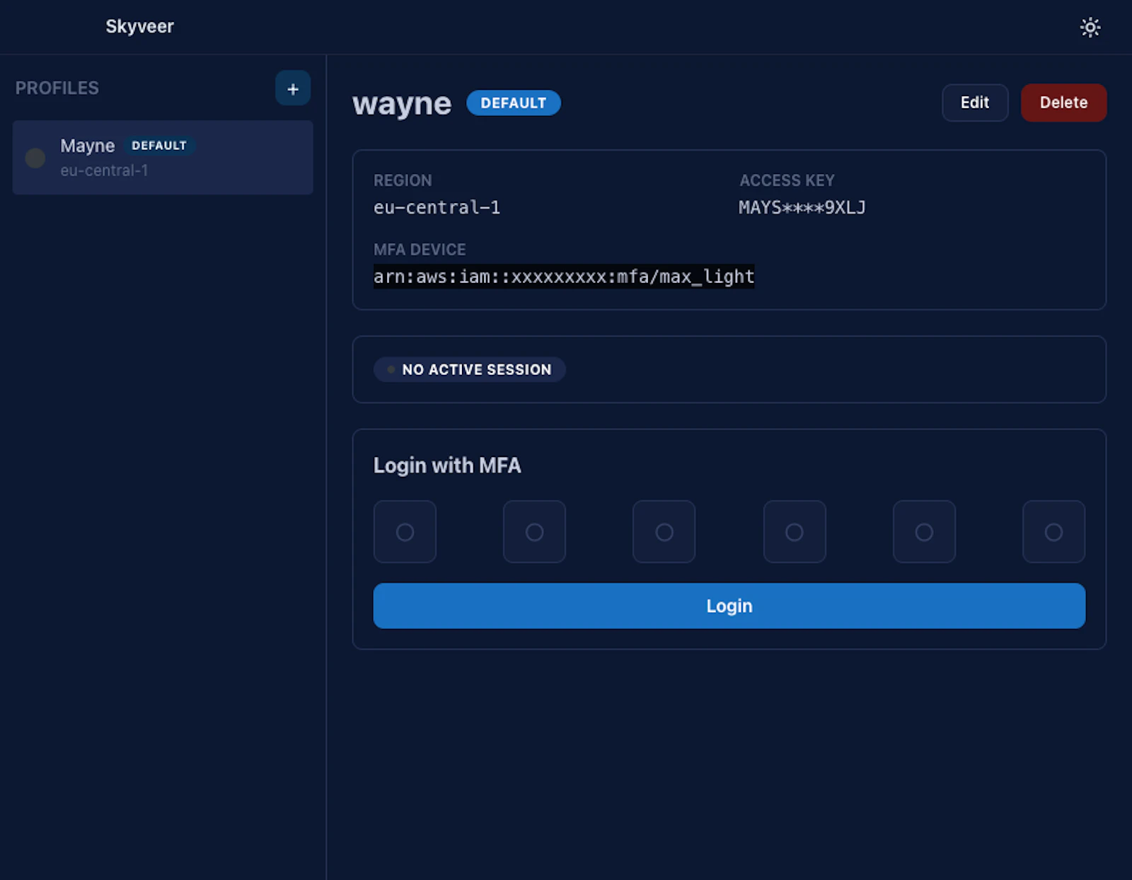 Skyveer - Cloud Session manager screenshot 2