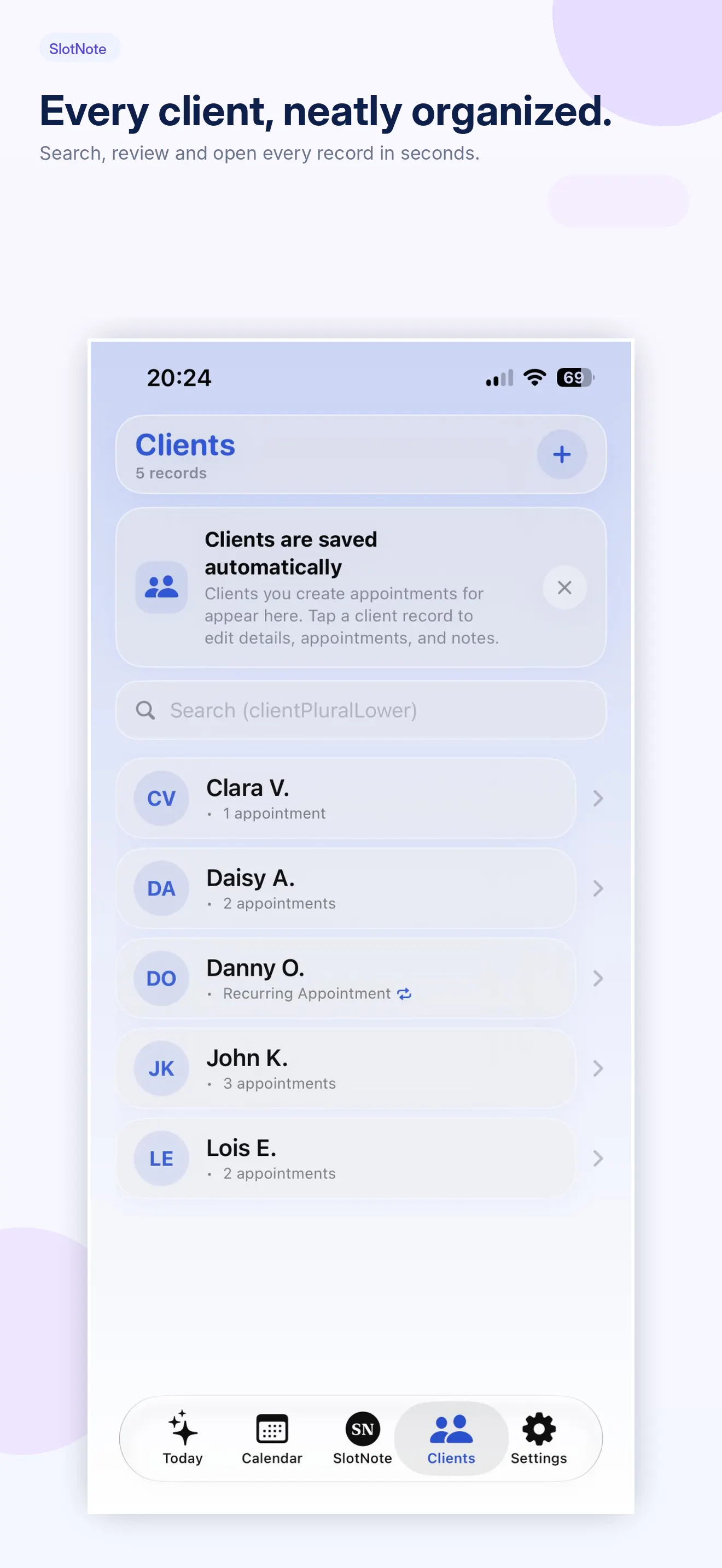 SlotNote: A smarter professional workday gallery image