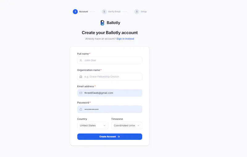 Ballotly screenshot 3