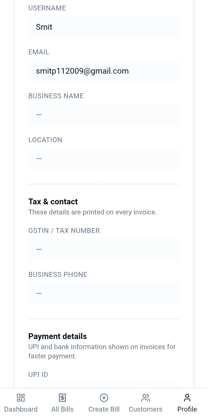 My Invoices — Simple invoicing app gallery image