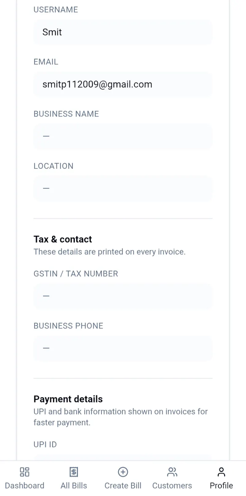 My Invoices — Simple invoicing app screenshot 5