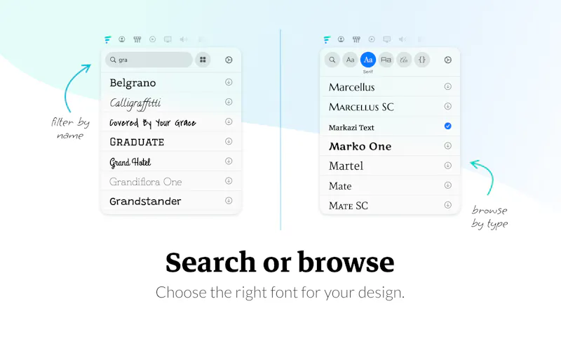 Fonty Menu Bar screenshot 2